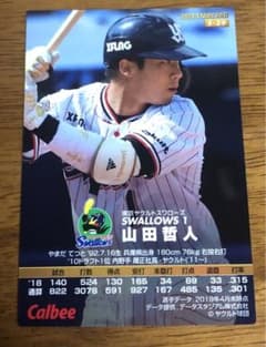 山田哲人 ヤクルトスワローズ プロ野球チップスカードのサムネイル