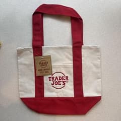 Trader Joe's ミニトートバッグ レッドのサムネイル