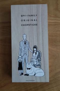 [Limited-time price reduction until September 23rd] SPY x FAMILY Original Chopsticks in Wooden Box