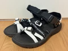28cm○snowpeak teva コラボサンダル ブラック/ホワイト - メルカリ