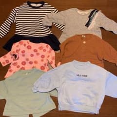 値下げ！子ども服　トップス100cm まとめ売り女の子のサムネイル