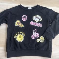 キッズ トレーナー PEANUTS ブラックのサムネイル