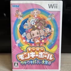 Wii スーパーモンキーボール　ウキウキパーティー大集合のサムネイル