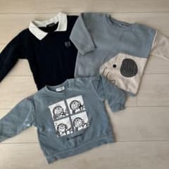 長袖トレーナー 90cm 3枚セット