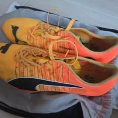 PUMA ULTRAWEAVE スパイクシューズ オレンジ PUMA ULTRAWEAVE スパイクシューズ オレンジ - メルカリ