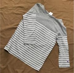 チャンピオン ボーダー7部袖Tシャツのサムネイル