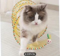 ☆週末値下げ☆トンネル カラフル フェザー ネズミぬいぐるみ付きのサムネイル