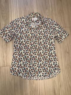BARNEYS NEW YORK パイナップル柄 半袖シャツ Sのサムネイル
