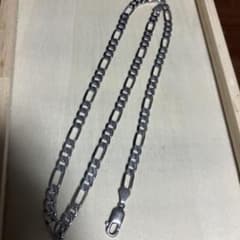 こやまシルバー925 フィガロチェーン ネックレス 約55cm 幅6mm こやま様専用シルバー925 フィガロチェーン ネックレス 約55cm 幅6mm