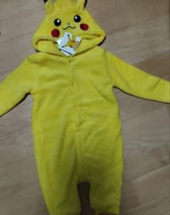 ポケモン ピカチュウ 着ぐるみ ロンパース イエロー　80〜90のサムネイル