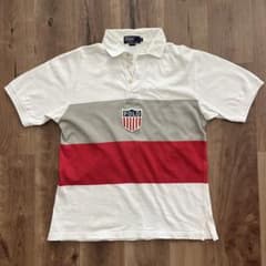 Polo k swissワッペンポロシャツ1992ビンテージレアstadium - メルカリ
