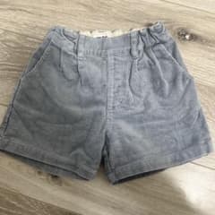 GLOBAL WORK コーデュロイ ショートパンツ 薄いブルー　グレー　120のサムネイル