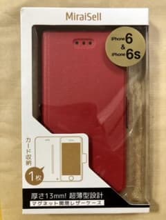 iPhone 6 6s 用レザー　ケース　手帳型のサムネイル
