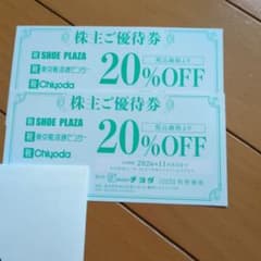 チヨダ 株主優待券 20%OFF 2枚セットのサムネイル