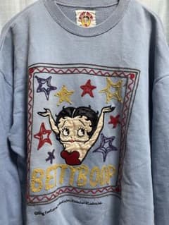 BETTY BOOP トレーナー　古着　刺繍　ベティのサムネイル