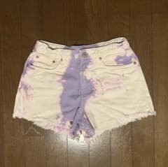 ZARA キッズ タイダイ柄 デニムショートパンツのサムネイル