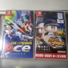 1*o様 NintendoSwitchマリオテニス　パワプロ2020 中古のサムネイル