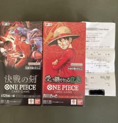 2BOXセット ワンピース 決戦の刻 受け継がれる意志 テープカット