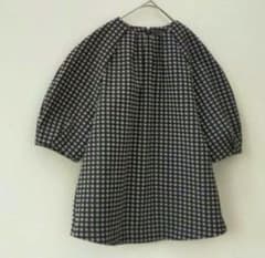 【美品】トゥモローランドコレクション ドットジャガードパフスリーブブラウス 36 美品】トゥモローランドコレクション ドットジャガードパフスリーブ