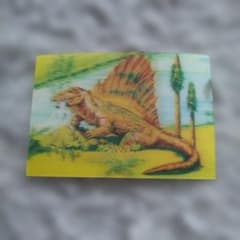 恐竜 3D カード 非売品 ディメトロドン 平成レトロ - メルカリ