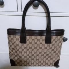 4月15日迄掲載　GUCCI　GG肩かけ可　トートバッグのサムネイル
