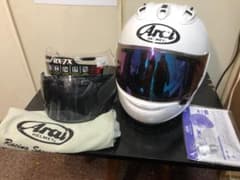 アライ RX-7X グラス白 L 59-60 2025/2 社外ミラーシールド他 - メルカリ