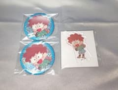 忍たま乱太郎 アニメイトカフェ アクスタ·缶バッジ 猪名寺乱太郎 3個セットのサムネイル