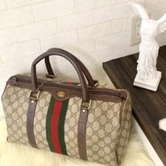 GUCCI】オールドグッチシェリーラインミニボストンバッグ - メルカリ