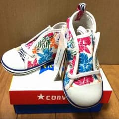 コンバース♡ボタニカル柄 スニーカー 14cmのサムネイル