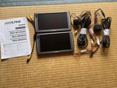 リアモニター　ALPINE PKG-M900SC 2台のサムネイル