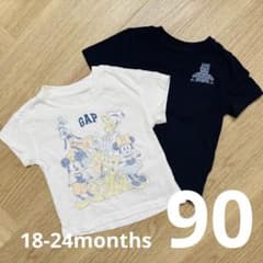 babyGAP×Disney★ディズニー半袖Tシャツ2枚セット18-24ヶ月90のサムネイル