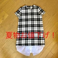 ZARAレイヤードチェックワンピースのサムネイル