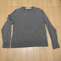 ANYA HINDMARCH UNIQLO クルーネックセーター グレー Lのサムネイル