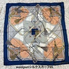 24SS manipuri マニプリ　シルクスカーフ85 トゥモローランド別注 24SS manipuri マニプリ シルクスカーフ85 トゥモローランド別注
