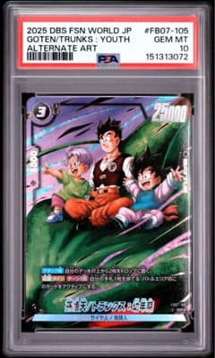 PSA10 FB07-105 손오천 트렁크 유년기 SR 병렬