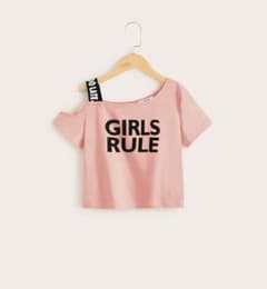 肩出しＴシャツ　120のサムネイル