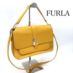 現行 FURLA SOFIA GRAINY 2way ショルダーバッグ - メルカリ