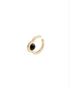 Hirotaka Mini BELUGA Onyx Ear Cuff