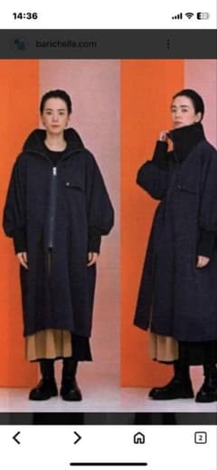 1% イチパーセント　シュウヘイオガワ　コート　黒　新品　中綿　微光沢生地 1% イチパーセント シュウヘイオガワ コート 黒 新品 中綿 微光沢生地