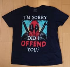 【MARVEL】DEADPOOL デッドプール Tシャツ XL ブラックのサムネイル