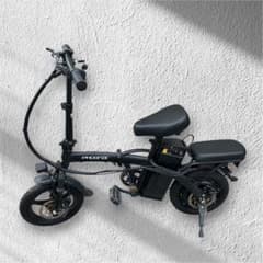 電動アシスト折りたたみ自転車 ブラック PHOENIX 電動アシスト自転車 折りたたみ式 ブラック - メルカリ