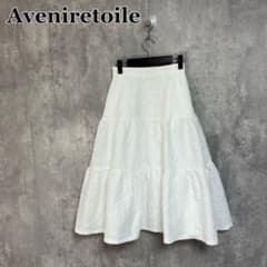 Aveniretoile フラワージャガードギャザー切替スカート 36 Aveniretoile フラワージャガードギャザー切替スカート 36 - メルカリ