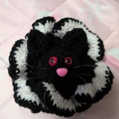 ハロウィンハンドメイド あみぐるみマグネット 猫モチーフ シュシュ セットのサムネイル