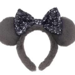 ディズニー　カチューシャ　もこもこ　グレーのサムネイル