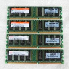 動作確認済 メモリ Hynix 512MB DDR PC3200U 4枚セット - メルカリ