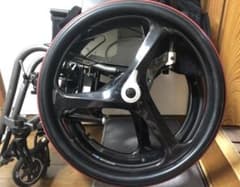車椅子 ハンドリム 滑り止め 人気のブラックのサムネイル