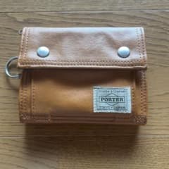 PORTER 吉田カバン 三つ折り財布 ブラウンのサムネイル