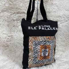 코하루비보다 님 셀린느 LE PALACE 토트 백 동물 무늬 블랙 노베