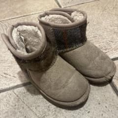 Harris Tweed キッズブーツ 比較的綺麗です。 13cmのサムネイル