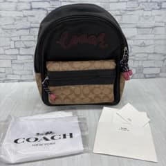 6523.未使用 COACH コーチ シグネチャー リュック 保存袋あり - メルカリ